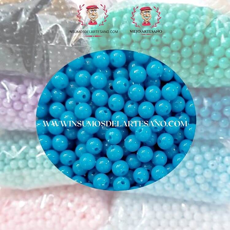 CUENTA PREMIUM LISAS OPACAS 4MM AL MAYOREO NO TOXICAS (2950 UNID) (-10% desc con transf) - Imagen 2