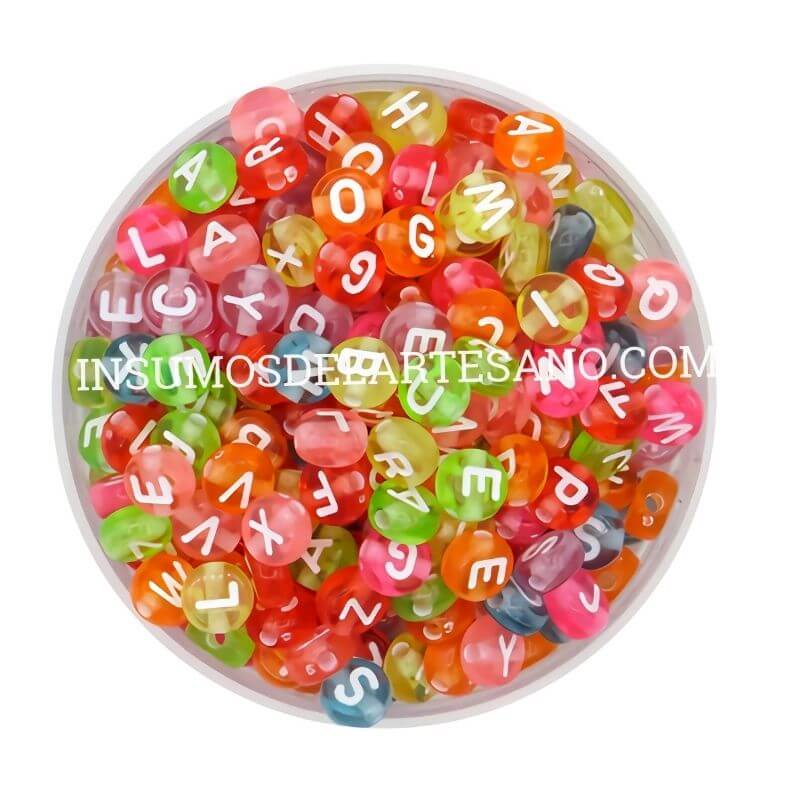letras abecedario de colores