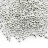 bolita de metal baño plateado 3 mm