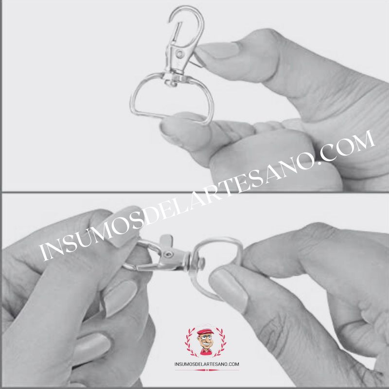 MOSQUETON GIRATORIO 1CM BAÑO NIQUEL (1UNID) (-10% desc con transferencia) - Imagen 3